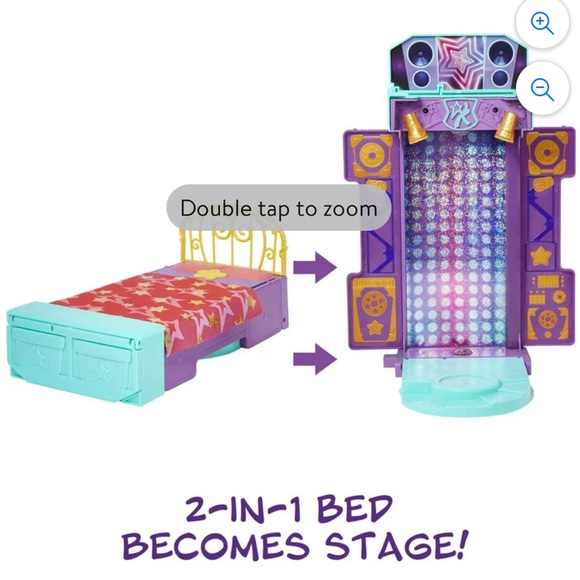 Gift Ready! Karma's World Transforming Musical Star Stage Set & Accessories NEW - Picture 7 of 10